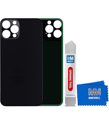 Dakexiong 13 Pro - Cristal Trasero De Repuesto Para IPhone 13 Pro Con Kit De Herramientas Repar Y Adhesivo Preinstalado (Verde Alpino
