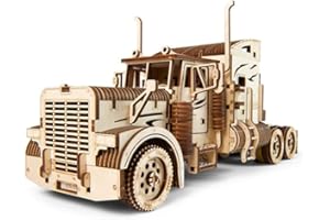 Kit de Bricolage de Camion UGEARS - Modèle de Camion Lourd garçon Cadeau de fête des pères - Modèle de Bricolage Miniature en contreplaqué - Idée Cadeau Unique et intéressante Modèle de Camion VM-03