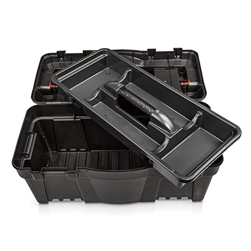 Kunststoff Werkzeugkoffer 55 cm mit Alugriff – ORANGE LINE – - 3