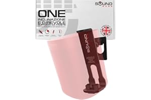 SOUND BASS ONE, ONE Gen 2, ONE SL, Play:1 Supporto per montaggio a parete - Nero - Compatibile con Sonos ONE, ONE Gen 2, ONESL & Play:1