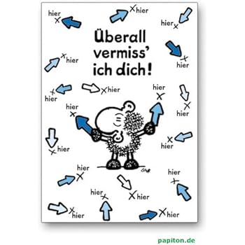 Portachiavi Sheepworld Con Scritta "Ohne Dich Ist Alles Doof" – Ciondolo Pecora, Multicolore, 12 Cm