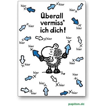 Portachiavi Sheepworld Con Scritta "Ohne Dich Ist Alles Doof" – Ciondolo Pecora, Multicolore, 12 Cm