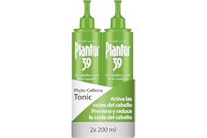 Plantur 39 Phyto Caffeine Tonic 2x200ml I Tonico previene y reduce la pérdida de cabello | Apoye el crecimiento del cabello y el engrosamiento del cabello