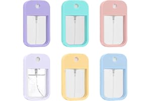 ZKSXOA 6 Stück 45ml Sprühflaschen Kleine,Wiederverwendbar Mini Feinnebel Sprühflasche,für Parfüm, Körperpflege Flüssigkeit,Kosmetik