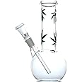 OutonTrip 8-Inch Glass Water Pipe | Durable & Stylish Transparent Hookah, Easy to Clean, Portable Water Pipe