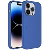 Case Launch Silicone Cover Plas Blue compatible with Magsafe for Apple iPhone 12 Pro Max