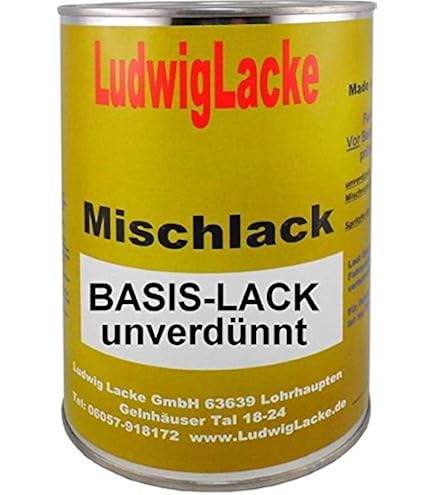 1 Liter Spritzfertig Wasserbasislack Für Geeignet Für Mercedes 9147 Arktikweiß
