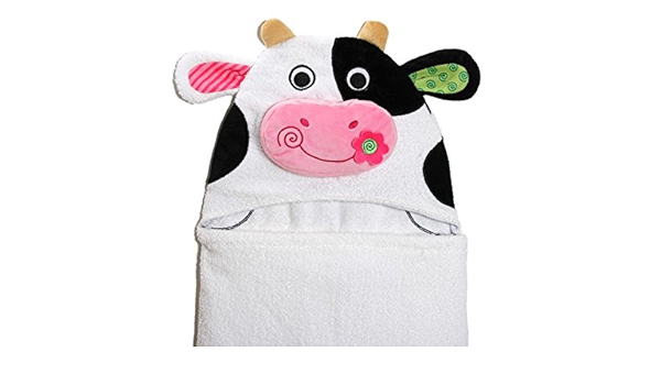 cow hooded towel