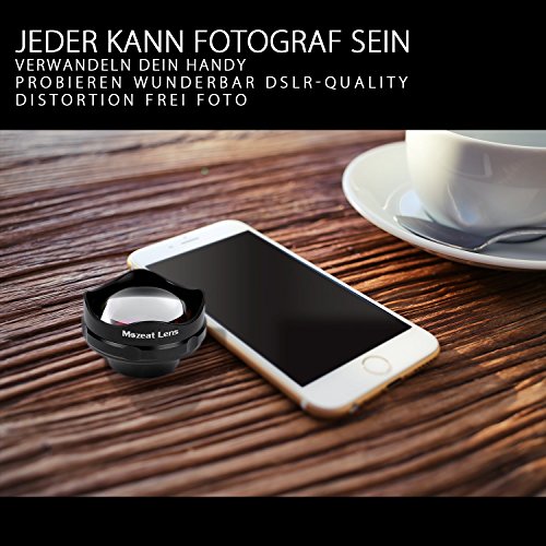 Mozeat Lens Objektiv Handy Clip-On Lens 3X TeleobjektivÂ mit Universal Klemme,fÃ¼r iPhone,Samsung , Android ,Windows usw.Keine dunkle RÃ¤nder.