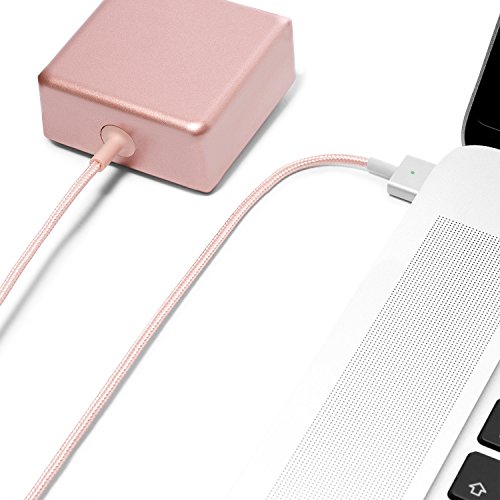 iProtect Nylon Ladegerät 45W für Apple MacBook mit MagSafe 2 Netzanschluss in Rosegold – Limited Edition - 3