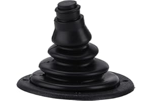 EQULUP Soufflet Câble Marin, 120X105X18mm/4,7X4,1X0,7 Pouces Protecteur De Câble De Changement De Vitesse Marin Support De Câbles De Changement De Vitesse D'accélérateur De Direction En Caoutchouc(Noir)