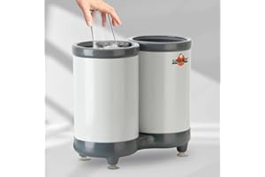 Spülboy Original Twin-GoT Countertop Dishwasher, Stainless Steel, Clear/Transparent, 2-Stage Telescopic Valve