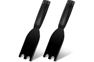 COMNICO Lot de 2 spatules en nylon résistantes à la chaleur pour barbecue George Foreman - Outil de nettoyage résistant à la chaleur