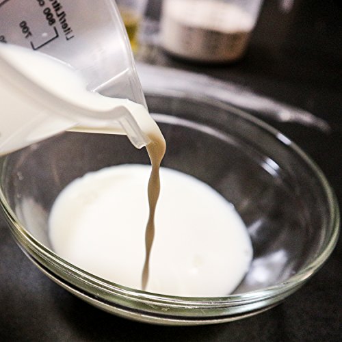 5 Stück Messkannen/Messbecher aus Kunststoff von Kurtzy- Küchenzubehör zum Kochen Utensilien Geschirr Becher Messtassen Set mit Gießauslauf – Flüssigkeitsmess-Skala 2000 ml 1500ml 1000ml 800ml 600ml – Ideal für alle angehenden Chefköche - 6