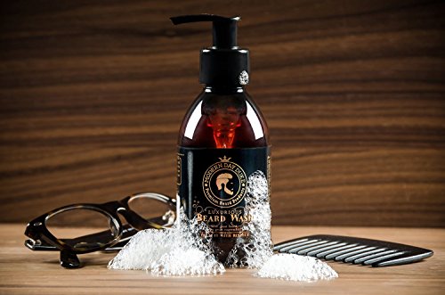 Luxuriöse Kingsman Bartseife, Bartseife, Bart-Shampoo, fördert gesundes Wachstum, XL 200ml - 4