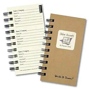 Email & Websites, An Online Journal - MINI Kraft Hard Cover