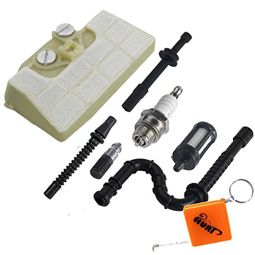HURI Service Kit Zündkerze Luftfilter Benzin / Öl Schlauch Filter für Stihl Kettensäge 029 039 MS290 MS310 MS390 Ersatz 1127 120 1621 - 2