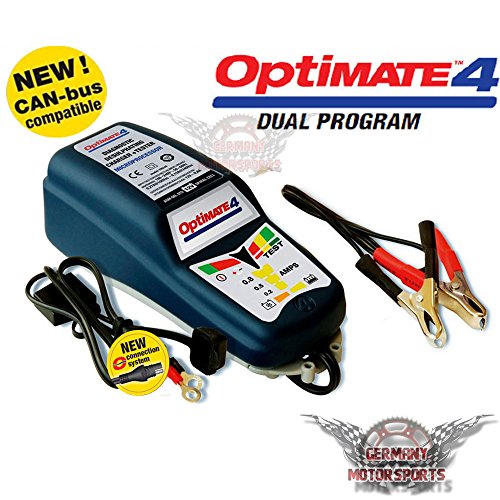 OPTIMATE 4 IV BATTERY CHARGER DUAL CAN BUS MOTORCYCLE QUAD / ATV BOAT CAR CHARGER