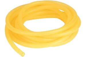 stonylab Tubi in Gomma, Tubi in Ambra di Lattice puro Rubber Tubing 7/16'' (12mm) OD 5/16'' (8mm) ID Altamente Elastici per Uso di Laboratorio, Adatto a Tutti i Bicchieri StonyLab - 5 Meter