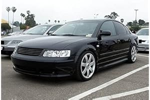 GOINGFAST Calandre Avant Sport Grille Noir Sans Sigle Pour VW Passat B5 3B 1996-2000