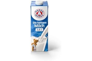 Bärenmarke die haltbare Milch 3,8% Fett 1 Liter , 12er Pack (12 x 1 l)