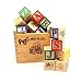 Baybee 48 PCs A-B-C / 1-2-3 Wooden Blocks Letters Numbers with Wooden Storage Case RS.599.00
