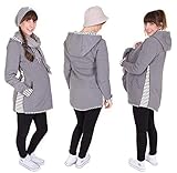 Milchshake – 3in1 Tragejacke aus warmem Sweatstoff „Vivid“ - 4