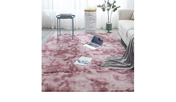Yifandu Plush Rug 100x100cm Skid Soft Rug For Bedroom Home Decor For Baby Room Girls Room Play Room Purple Amazon Co Uk Kitchen Home