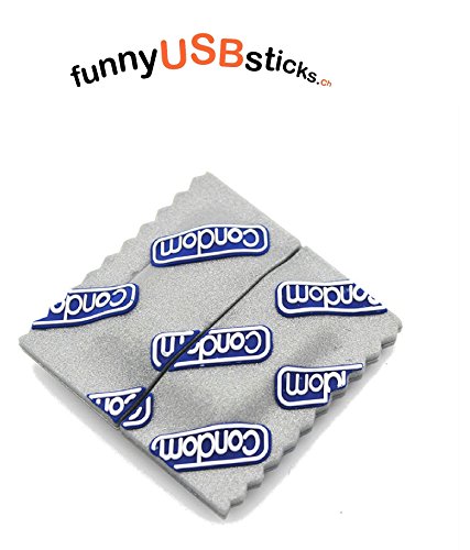 Preisvergleich Produktbild funnyusbsticks Kondom USB Stick 16GB