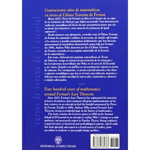 Cuatrocientos años de matemáticas en torno al último teorema de Fermat (Cursos de verano)