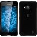 Produktbild PhoneNatic Case für Microsoft Lumia 550 Hülle Silikon schwarz transparent + 2 Schutzfolien