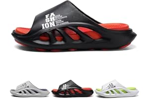 POCHY Mens Recovery Sandals With Comfortable Plantar Fasciitis Fashion