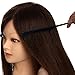 Neverland Professional 26" 80% Real Human Hair Hairdressing Equipment Styling Head Doll Mannequin Training Head Tools Braiding Cutting Student Practice Model with Clamp