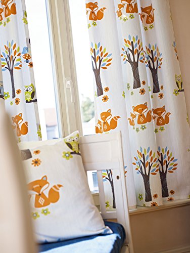 Esprit Home Bordüre Forest Strukturprofil auf Papier 5,00 m x 0,13 m blau orange weiß Made in Germany 941131 94113-1 - 5