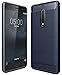 Nokia 5 Back Cover Case,Original Rugged Armor Shock Proof TPU for Nokia 5 Mobile Phone Cover 2017 Premium Quality, Metallic Blue by Golden Sand RS.549.00