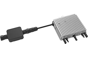 Solarway Deye SUN800G3-EU-230 - Set di microinverter da 800 Watt, micro inverter, WLAN e app, plug & play, design per centrali elettriche da balcone con 2 moduli PV fino a 1000 Wp