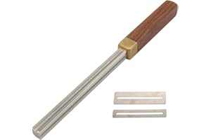 Erpmlyo Guitar Fret Crowning File,Fret File,Fret End Rounded Tool,Three Radius Slot&File,Multi-Function Guitar Fret Tools