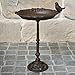 Produktbild chemin_de_campagne Landhaus Vogeltränke aus Gusseisen braun 39 cm