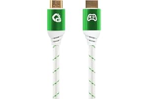 OEHLBACH GAMING New Game Green - 2 metri - Cavo HDMI 2.1b - Certificazione Ultra High Speed 8K@60Hz, eARC, ALLM, VRR, DSC, compatibile con PS5, Xbox Series X/S, Nintendo Switch, PC - Bianco - 1 pezzo