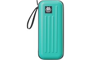 Lavishio Dartkoffer für Stahl- oder Soft-Tip-dartpfeile, fasst 3 Darts und anderes Zubehör, mit eingebautem Aufbewahrungsrohr und Tasche für dartpfeile, Spitzen, Schäfte usw. (Blue)