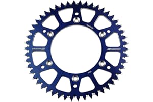 SCAR Aluminium Kettenrad kompatibel mit YAMAHA YZ YZF WRF YZFX 125 250 450 99-26 FANTIC XX XXF XE XEF 21-26, Blau - 50 Zähne