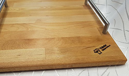 Kitchen C-Wood Gleitbrett aus Buchenholz für den Thermomix TM5 / TM31 ( auch geeinet für die Kitchenaid ) – Höchste Qualität Hand Made in Germany ( Massivholz stabverleimt aus nachhaltiger deutscher Forstwirtschaft mit Naturölen versiegelt ) - 2