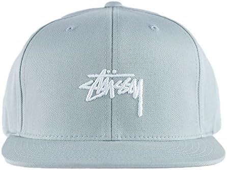 Stussy Stock Snapback Cap Grey