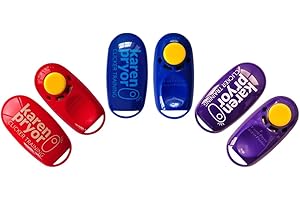 KPCT Karen Pryor i-Click Hundetrainings-Clicker, 3 Clicker