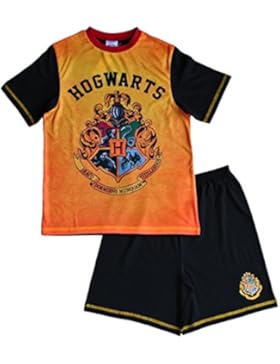 Jungen HARRY POTTER kurz Schlafanzug Harry Potter Schlafanzüge Hogwarts Pyjama Alter 7bis 13Jahren Gr. 7-8 Jahre...