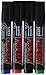 Produktbild Uni-Prockey 159104 - Permanentmarker Uni Prockey, Rundspitze, 1,5 - 3 mm, 4er Etui, Inhalt: schwarz, grün, rot und blau