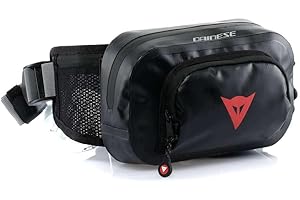 Dainese - Explorer Waist Bag 1.8L, wodoodporna saszetka biodrowa, dla mężczyzn i kobiet, czarna, Czarny (Black), Wodoodporna saszetka nerka