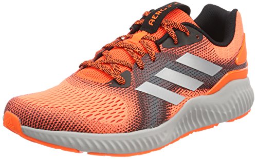 adidas Men's Aerobounce ST Running Shoes, Solar Orange/Core Black/Grey Five, 8 UK 42 EU