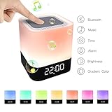 StillCool Bluetooth Lautsprecher Lampe Touch Control Smart Dimmable RGB Farbe Mehrfarben Nachttischlampe
