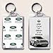 Price comparison product image KEEP CALM and DREAM of AN EVOQUE keyring printed on an image of a Range Rover Evoque on one side and the Land Rover logos on the other, from our Keep Calm and Carry On series - an original Birthday or Christmas stocking filler Gift Idea.